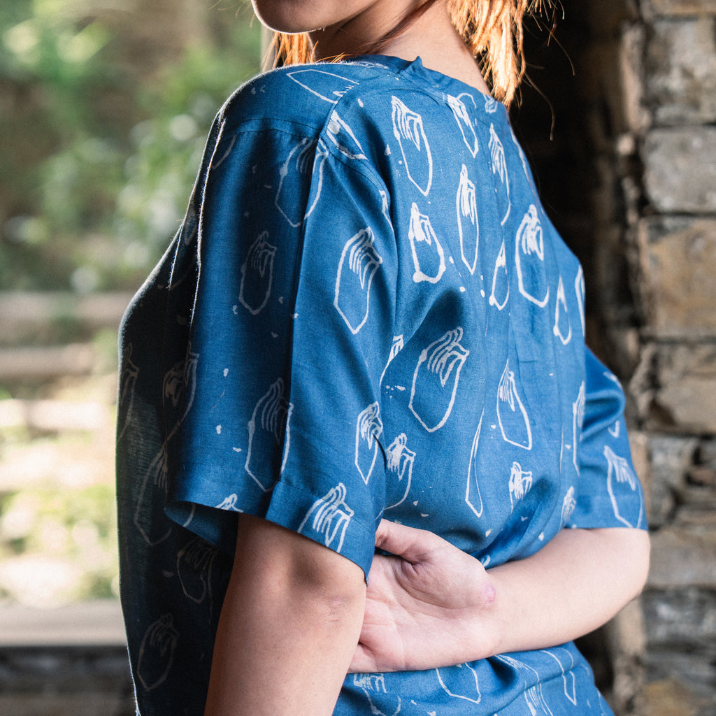 Indigo Mudra Top