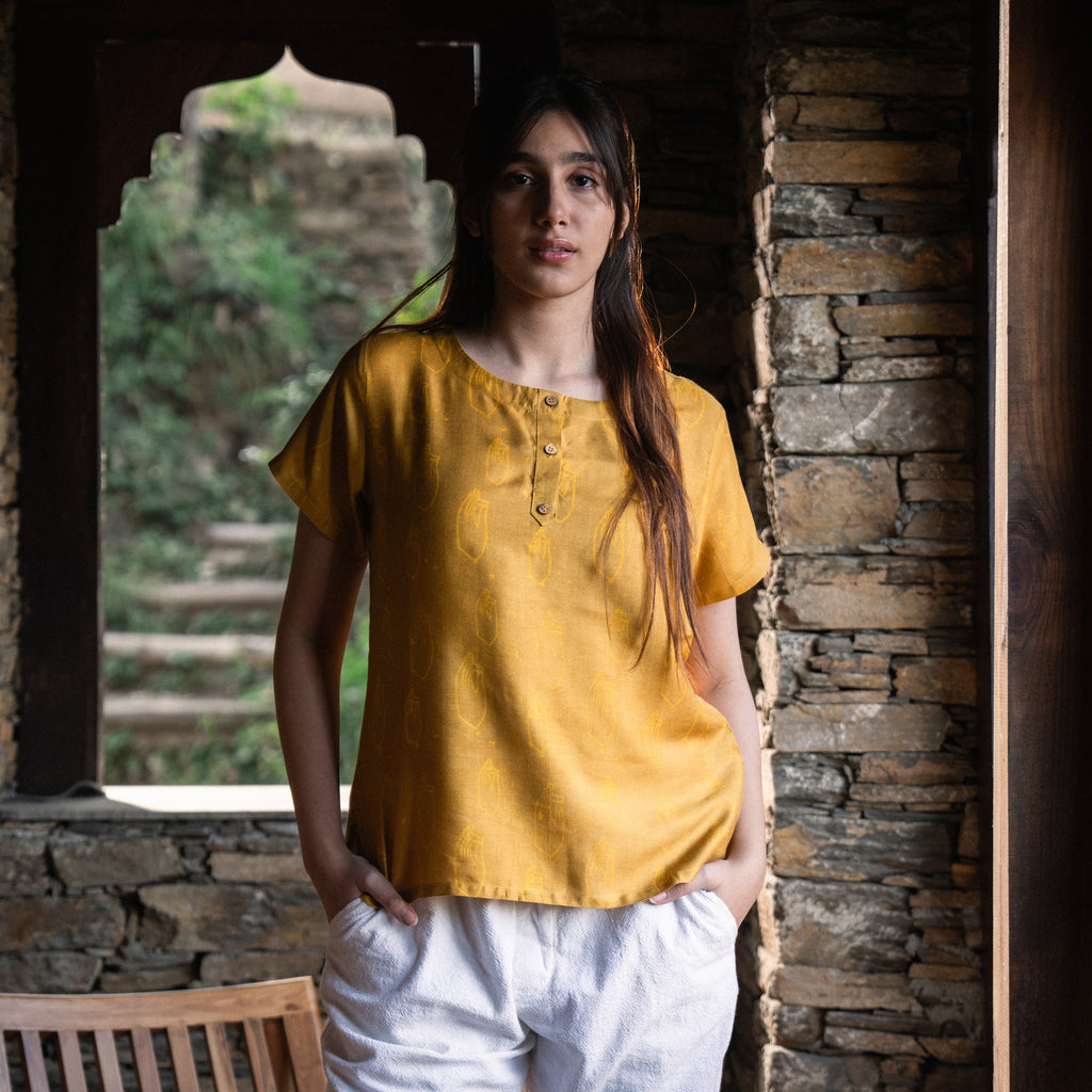 Marigold Mudra Top