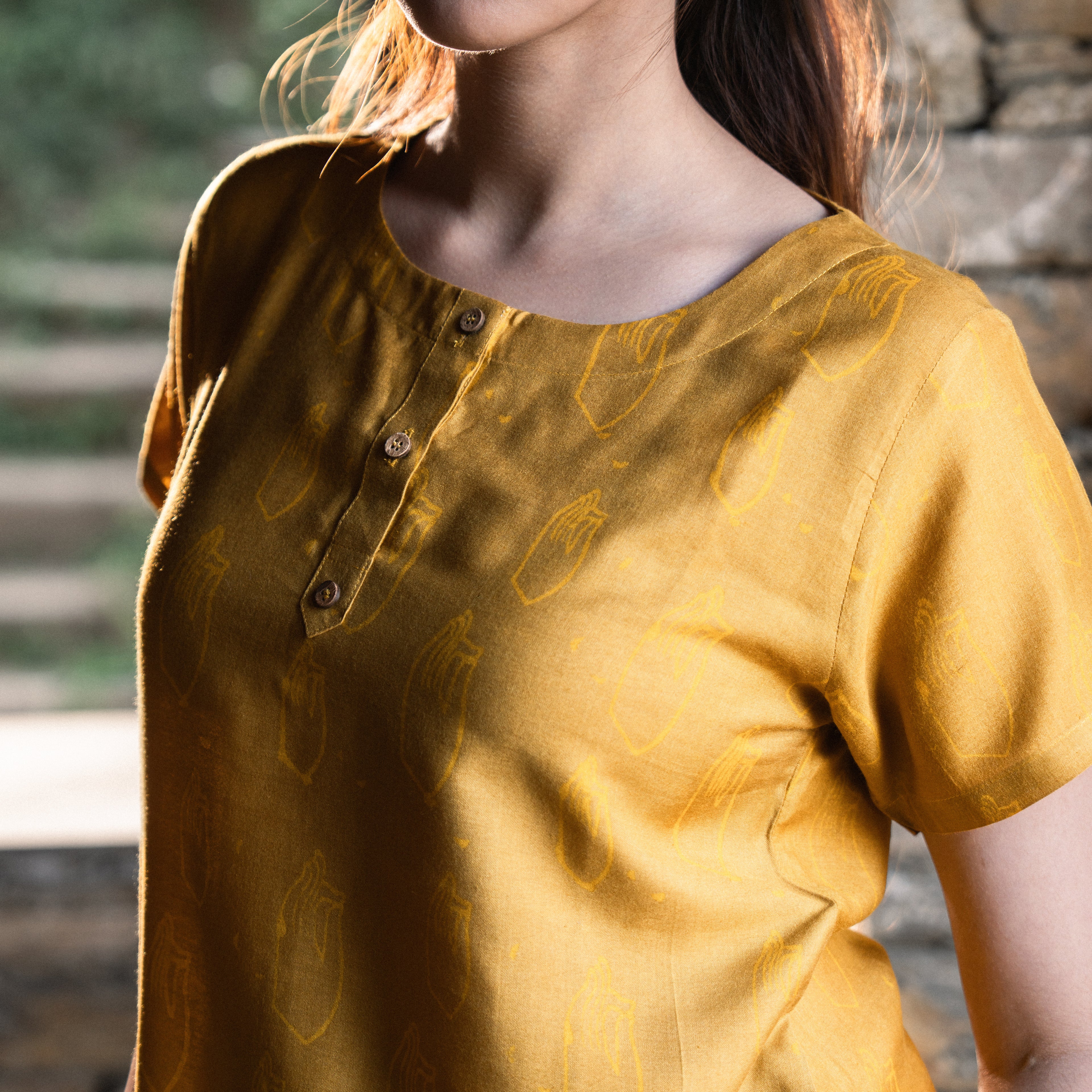 Marigold Mudra Top