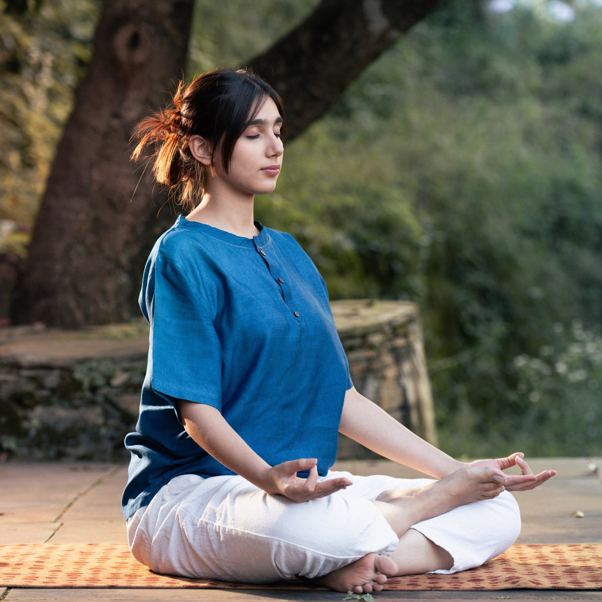 Indigo Still Top - Vinyasa