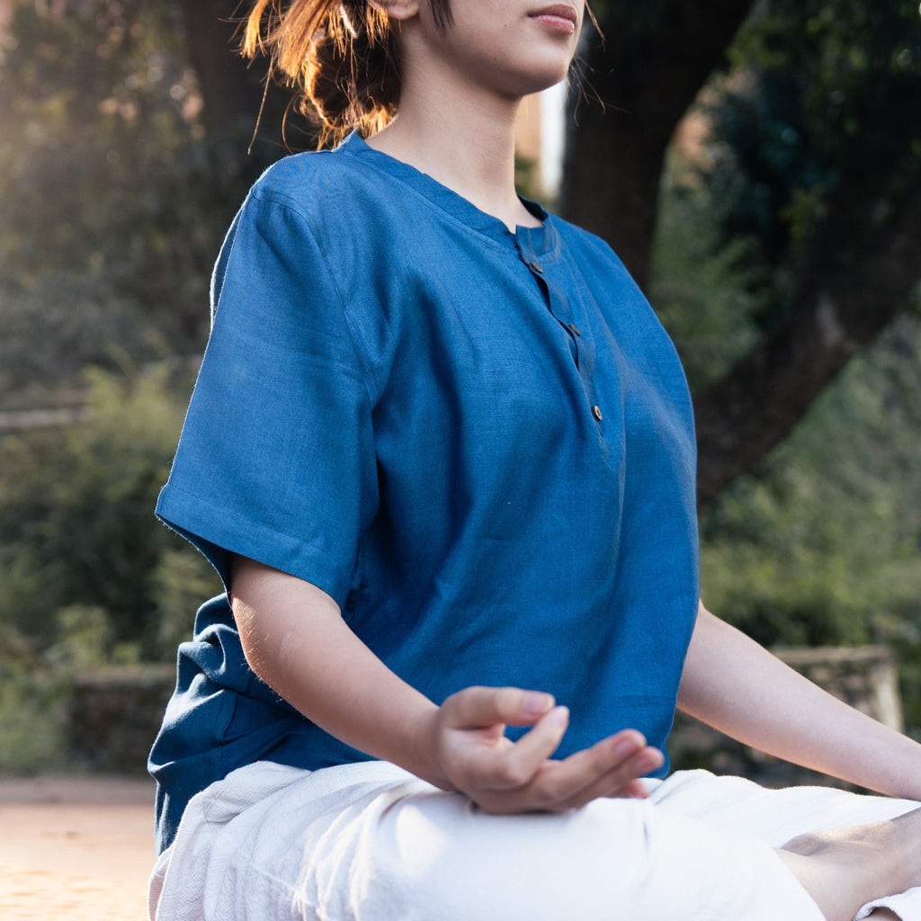 Indigo Still Top - Vinyasa
